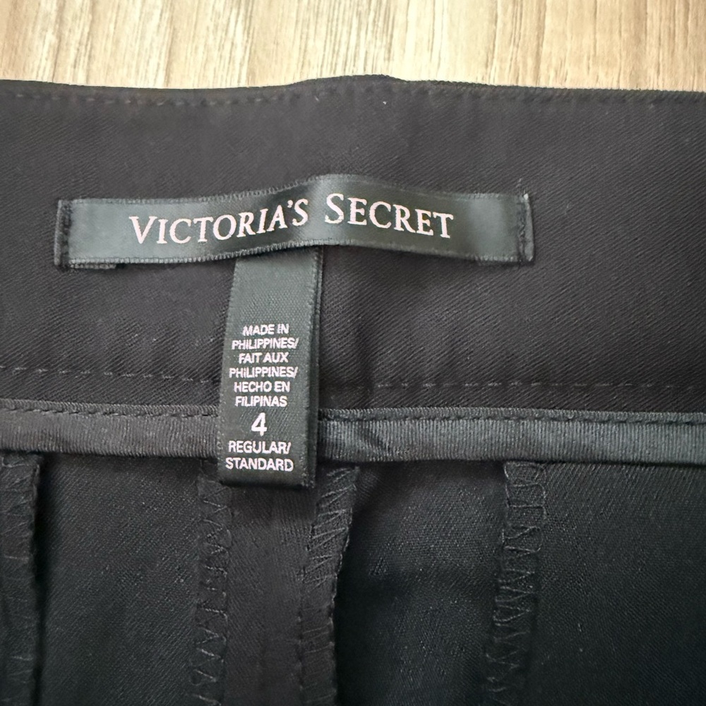 3/$15 Victoria’s Secret black dress pants size 4 - Picture 2 of 3